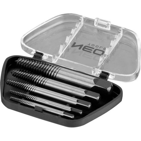 Extractores de tornillos rotos, juego de 5 (1/5)