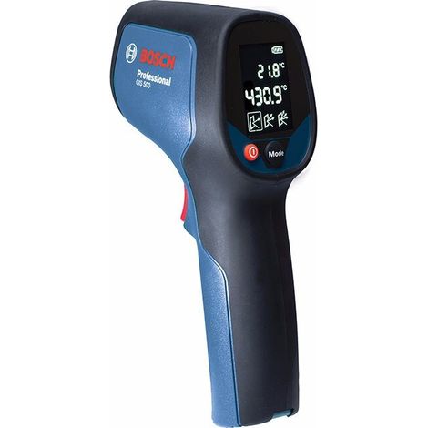Témoir de température Bosch GIS 500, thermomètre infrarouge industriel, détecteur de température haute précision (1/3)