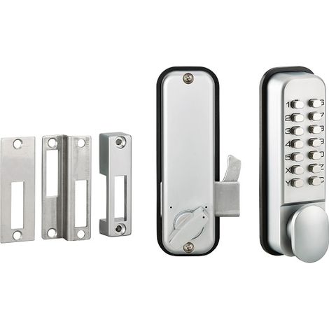 Cerradura de combinación mecánica reversible THIRARD para puerta corredera de 32/55 mm de grosor - 00072697 (1/2)