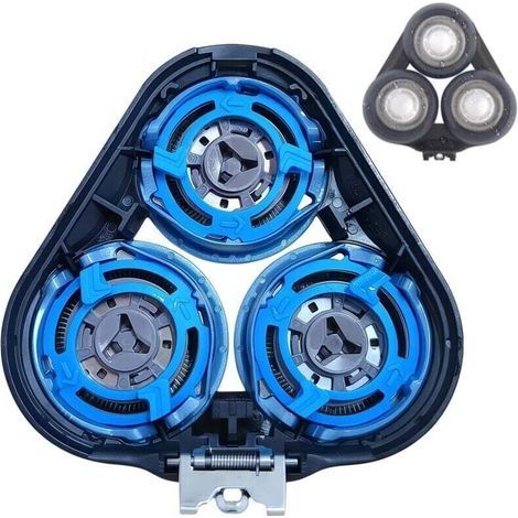 SH50/SH52 Têtes de Rechange Compatibles avec Philips Série 5000/6000(S5XXX) Têtes De Rasoir- Compatible Boîtier Rond - Non Compatible Boîtier Pentagones (1/4)
