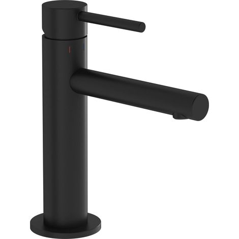 Vitra Origin Basin Mixer Tap - Matt Black