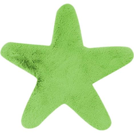 Tapis Déco Enfant "Lovely Star" 60x63cm Vert (1/4)