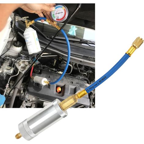 Injecteur de réfrigérant R134A R12 R22 pour climatisation - Outil d'injection d'huile et colorant UV05 (1/5)
