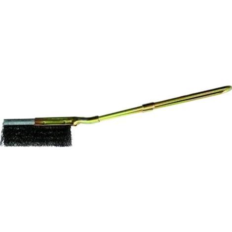 Spazzole Metalliche Sottili Manico In Acciaio Lungo Inox Cf.6Pz