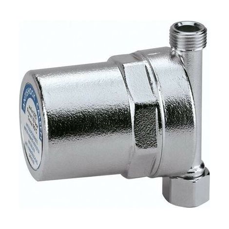 Válvula de golpe de ariete de latón cromado Tuerca de unión 3/8 IT x 3/8 AG Caleffi (1/3)