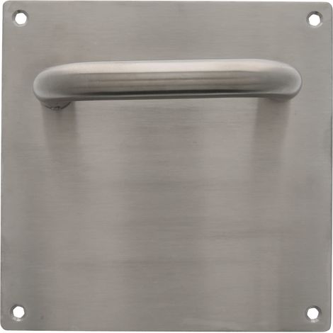 AMIG  Poignées sur plaque  3C  180 x 180 mm  Acier inoxydable AISI 304  Mat (1/5)