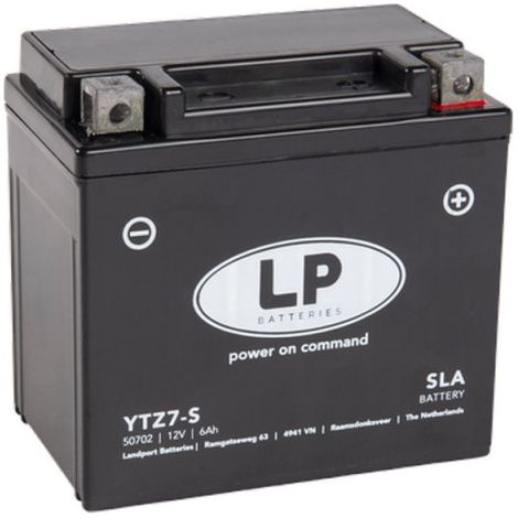 Batterie moto Landport AGM YTZ7-S YTZ7S SLA 12v 6ah 130A