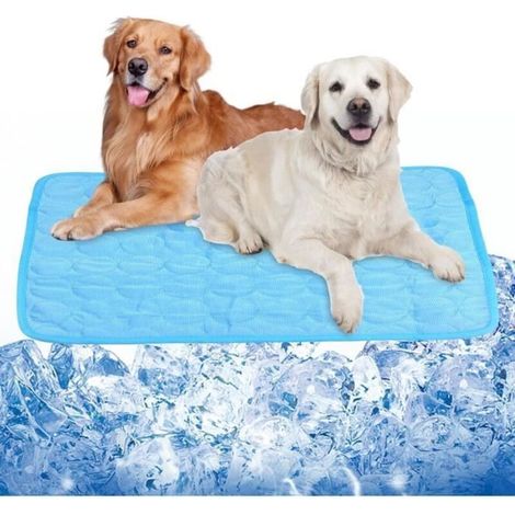 Tapis Rafraichissant - Non Toxique - 100 x 70 cm - Pour Chien et Chat - Grand Tapis Fraicheur d'Été