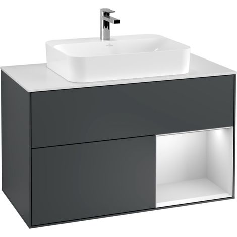 Villeroy & Boch G371MTHG Meuble sous-lavabo Finion G37 (1/2)