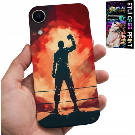 Custodia per iPhone XR - motivi di boxe, sport da combattimento, lottatori di MMA (1/5)