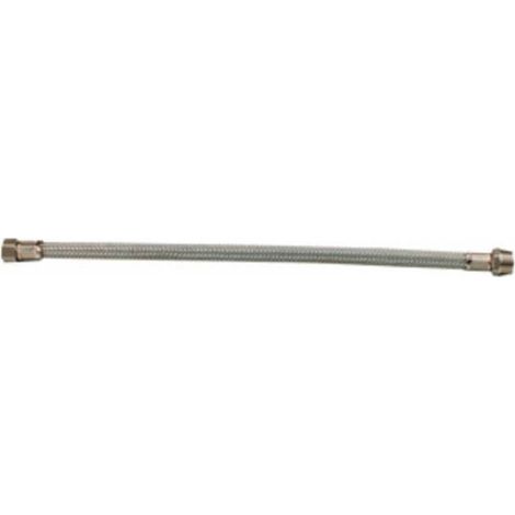 10 x FLESSIBILE INOX MAS 3/8 FEM 1/2 40CM DN.10