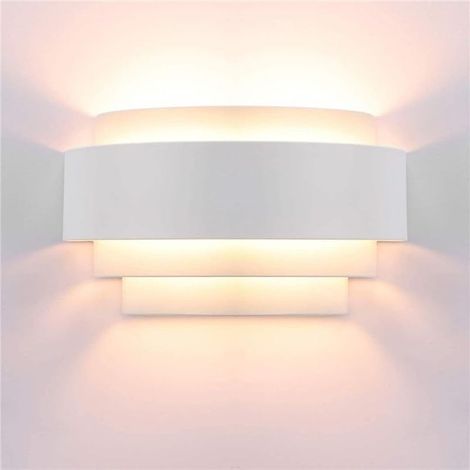 Applique Murale - LED 7 W - Pour Intérieur Salon Salle De Bain Couloir - Blanc - 25 x 13,2 x 10,5 cm (1/5)
