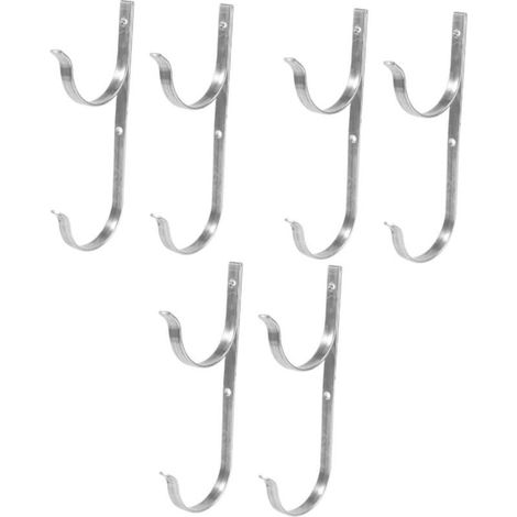 3 Paires Autre Résistant Et Accessoires Tige Télescopique Suspendu Spa De Nage Brosses Anti-Humidité Perche Aspirateur Râteaux Muraux Porte-Serviettes Outils Filets De Tuyau (1/5)