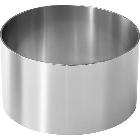 IMF molde emplatador inox. circular 12x6 cm 2186 , Molde emplatador inoxidable circular 12 x 6 cm. -Marca IMF. -Material: Acero inoxidable. -Ideal para que tus platos queden como l