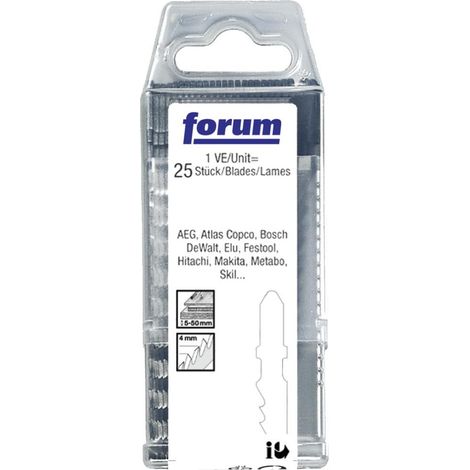 25 Stück Stichsägeblätter grob für weiches Holz T 144 D FORUM (1/5)