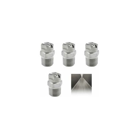 Hochdruck-Sprühdüsen aus Edelstahl – für Oberflächenreiniger. Waschdüsendüse 65 Grad. Öffnung: 1,3 mm 1/4 Zoll Gewindeanschluss - Crezuo
