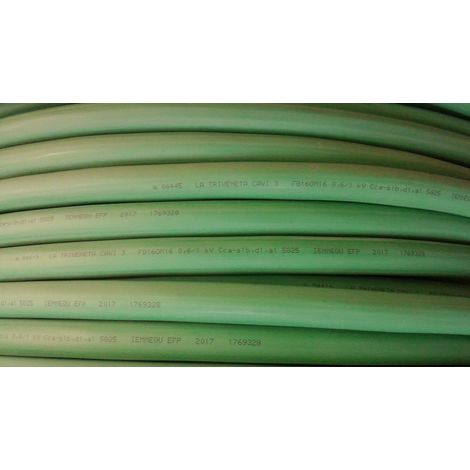 Cavi al metro cavo fg16om16 multipolare fg16 verde 5 conduttori da 25mmq con giallo verde fg7om1-5gx25 fg16om16-5gx25