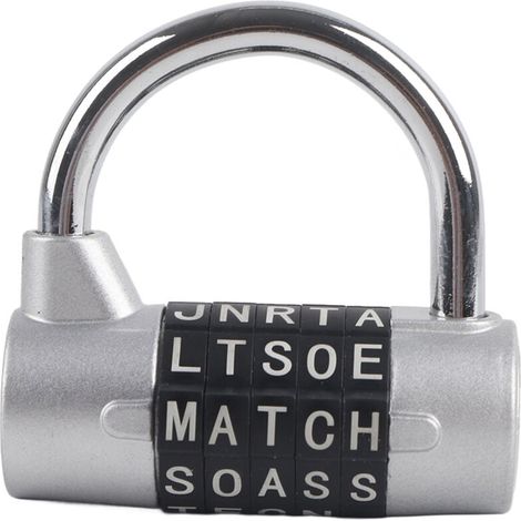 Cadenas à combinaison à 5 chiffres Zoternen pour valise de voyage, casier de salle de sport, verrouillage par mot de passe de sécurité (1/4)