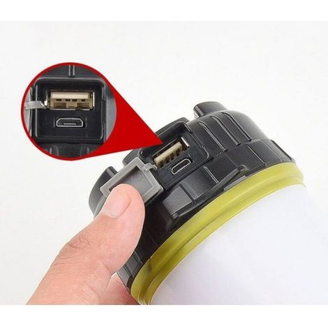 Lanterne LED Rechargeable, 1000 Lumens 3000mAh Lampe Camping 360°, Lampe Led Rechargeable Projecteur Portable, Ultra Puissante, Lamp (1/5)