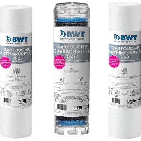 Bwt Osmose- Und Triplex-filterpack - Behandelt 95% Der Verunreinigungen Im Leitungswasser