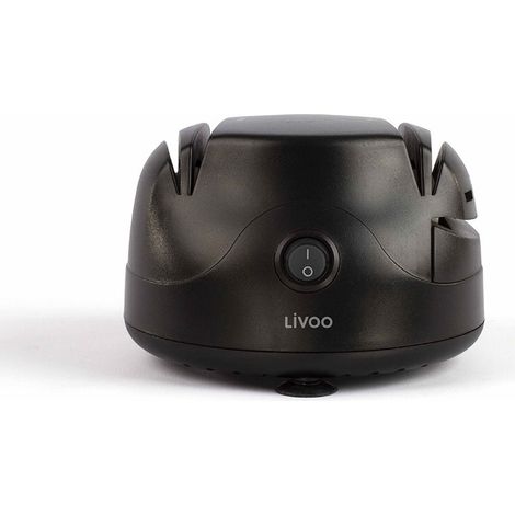 Aiguiseur à couteaux électrique Livoo DOM394 - 2 meule pour aiguisage doux ou fort (1/4)