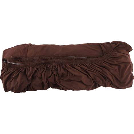 Polyester 3+2-Sitzer Ecksofabezug L-Form Schonbezug Heimmöbelschutz (Kaffee) (1/5)