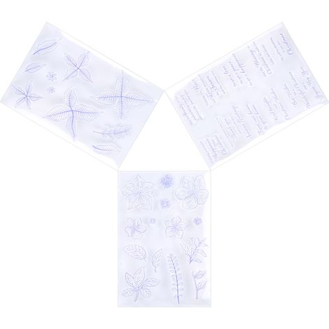 Transparente TPR-Stempel zum Scrapbooking, Prägen, Basteln und zur Albumgestaltung. (1/5)