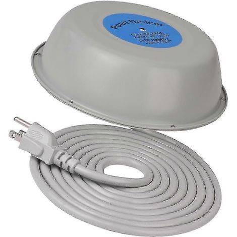 Chauffage d'extérieur pour bassin en hiver, dégivreur thermostatique pour bassin, idéal pour les jardins, 500 W (1/5)