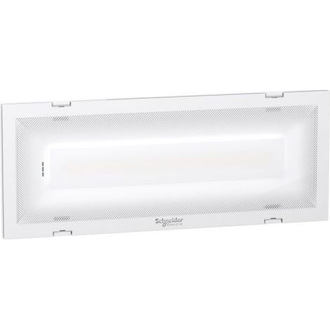 SCHNEIDER Lampada emeregenza Exiway Trend, IP42, Autodiagnosi Activa, SE-SA, 250/200/150/120lm SE, 150lm SA - OVA47112