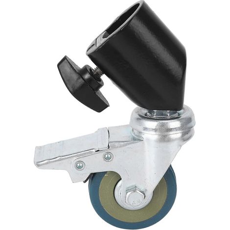 Set mit 3 universellen 22-mm-Lenkrollen für Studiolichtstative und Galgenstangen, verstellbarer Stabilisierungswagen (1/5)