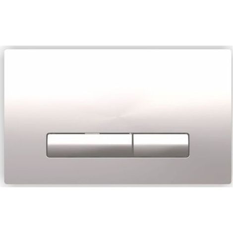 Plaque de commande Glam double débit chromé en ABS - Regiplast (1/2)