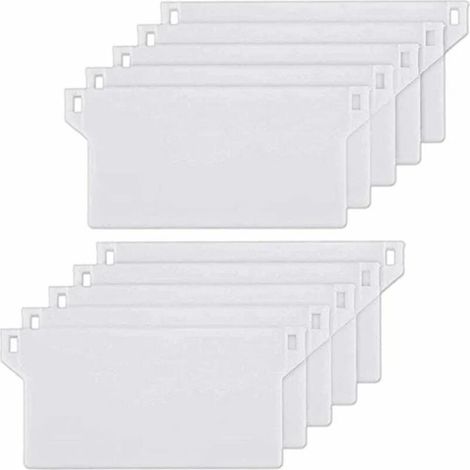 10pcs Plaque de Lestage Store Californien Poids Lest Stores Verticaux Plaque Lestage Store Lamelle Verticale 127mm Pièce Rechange Blanche (1/3)