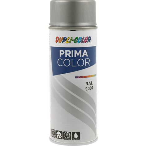 PEINTURE PRIMA RAL9007 GRIS ALU SATINE 400ML DUPLI COLOR