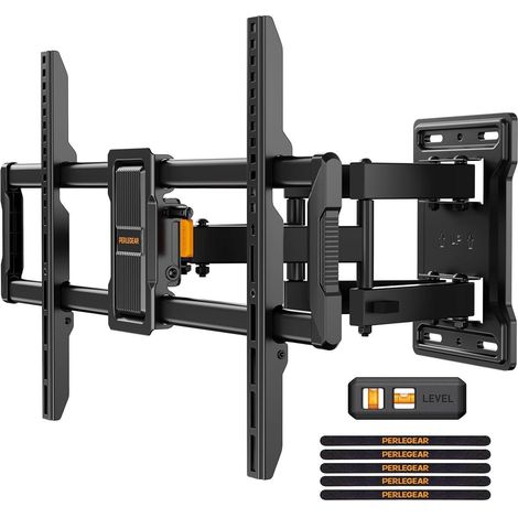 TV Wandhalterung schwenkbar 42-84 Zoll, neigbar, ausziehbar, bis 60kg, VESA 600x400 (1/5)