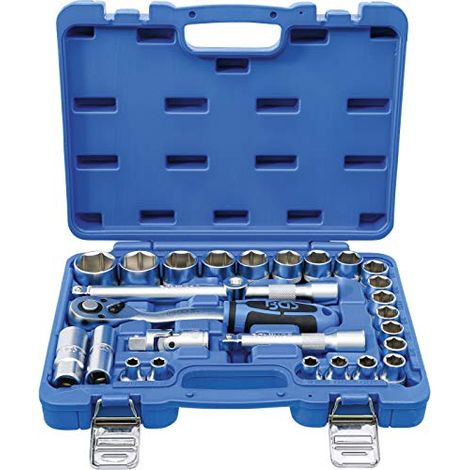 BGS Set di chiavi a bussola attacco 12,5 mm (1/2") misure in pollici, 27 pezzi - 2216 (1/4)