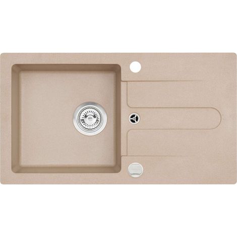 Alveus Cortina - Lavello in granito 75x42 cm, beige 1133781