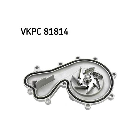 Pompe à eau, refroidissement du moteur SKF VKPC 81814 AUDI 059 121 005 T