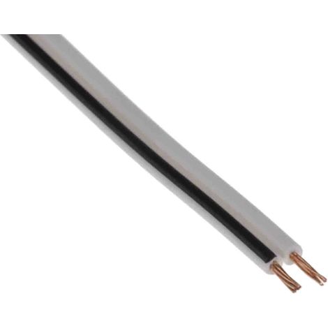 Câble audio RS PRO 1 paire , 0,34 mm², Duplex, gaine Blanc