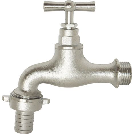 SOMATHERM PER VOI - irrigazione valvola di rubinetto - Arrivo 15/21-20/27 Nose - ottone nichelato - montaggio del naso (1/3)