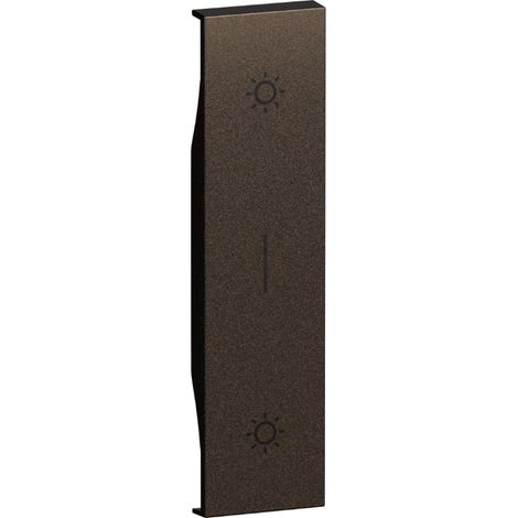 Cover comando luci bronzo  1 modulo (per item k4036) bticino living now - kb05l (1/2)