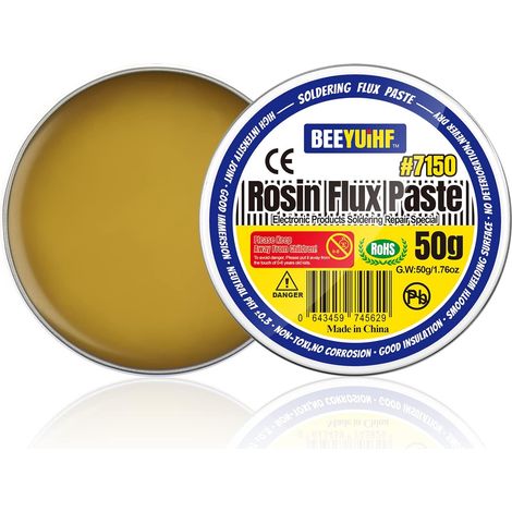 Colophane Pâte de Flux de Soudure, Sans Plomb Pâte à Souder, No-clean Colophane flux pour soudage (1.76oz/50g) (1/5)