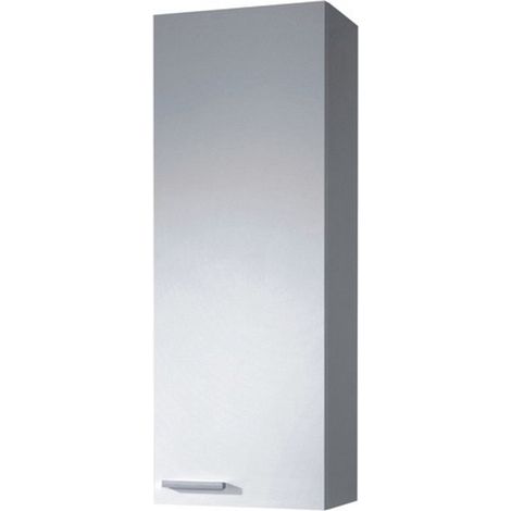 Pensile bagno sospeso 30x25x85 cm bianco lucido con 1 anta – Oxford (1/3)