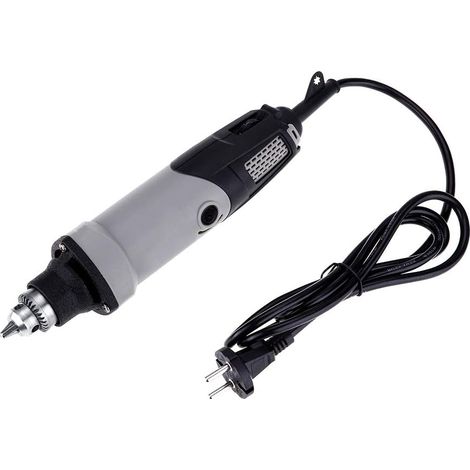 Meuleuse Droite Electrique 400W, Mini Disqueuse 6 Vitesse Réglable 0-28000r/min Outil Rotatif pour Découper, Poncer, Percer, Sculpter - (1/5)