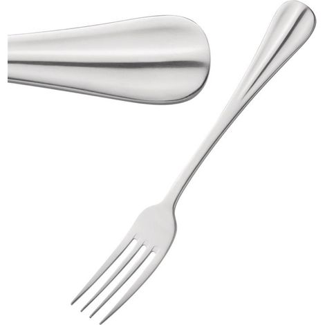 Fourchettes de Table pour Restaurant en Inox Lot de 12 Baguette Amefa