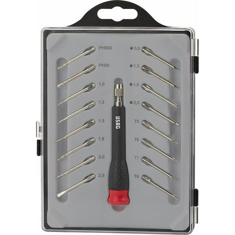 USAG 341 SH17 – Giravite di precisione con 16 inserti intercambiabili U03410016