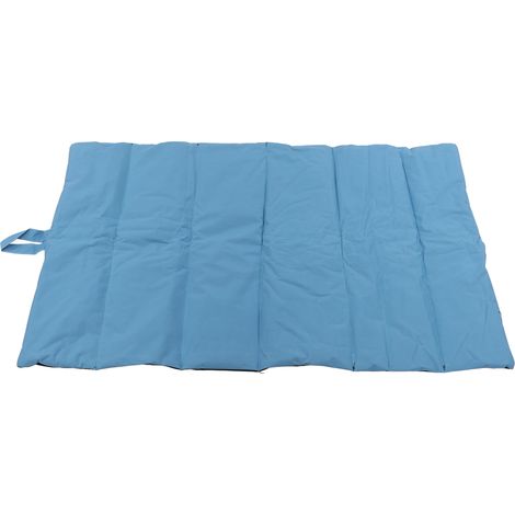 Tapis chien imperméable Oxford 106x63cm Pliant Camping Voyage Intérieur Extérieur Bleu (1/4)