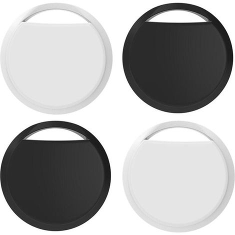Bluetooth-Tracker für Gepäck, Schlüssel und Geldbörsen, kompatibel mit Google Find My (nur Android), 2 weiße und 2 schwarze (1/5)