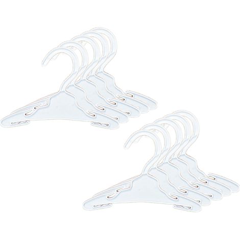 Sophias by Teamson Kids 7 1/2 "Weiße Plastikbügel 10 Pack für 18" Puppen (1/5)
