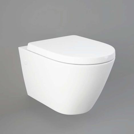 RAK Resort Rimless Wall Hung Toilet Pan & Soft Close Seat - RSTWHPAN/SC (1/4)