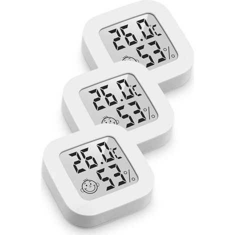 Mini-Digitalthermometer and Hygrometer with high performance and temperature control (1/5)